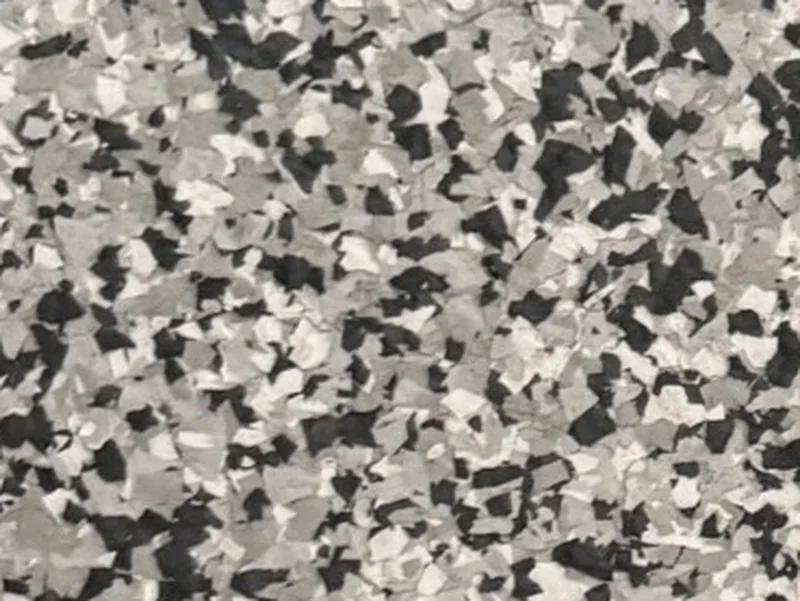 Gravel flake blend, close up